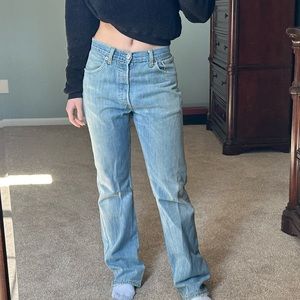 Distressed Levi Jeans